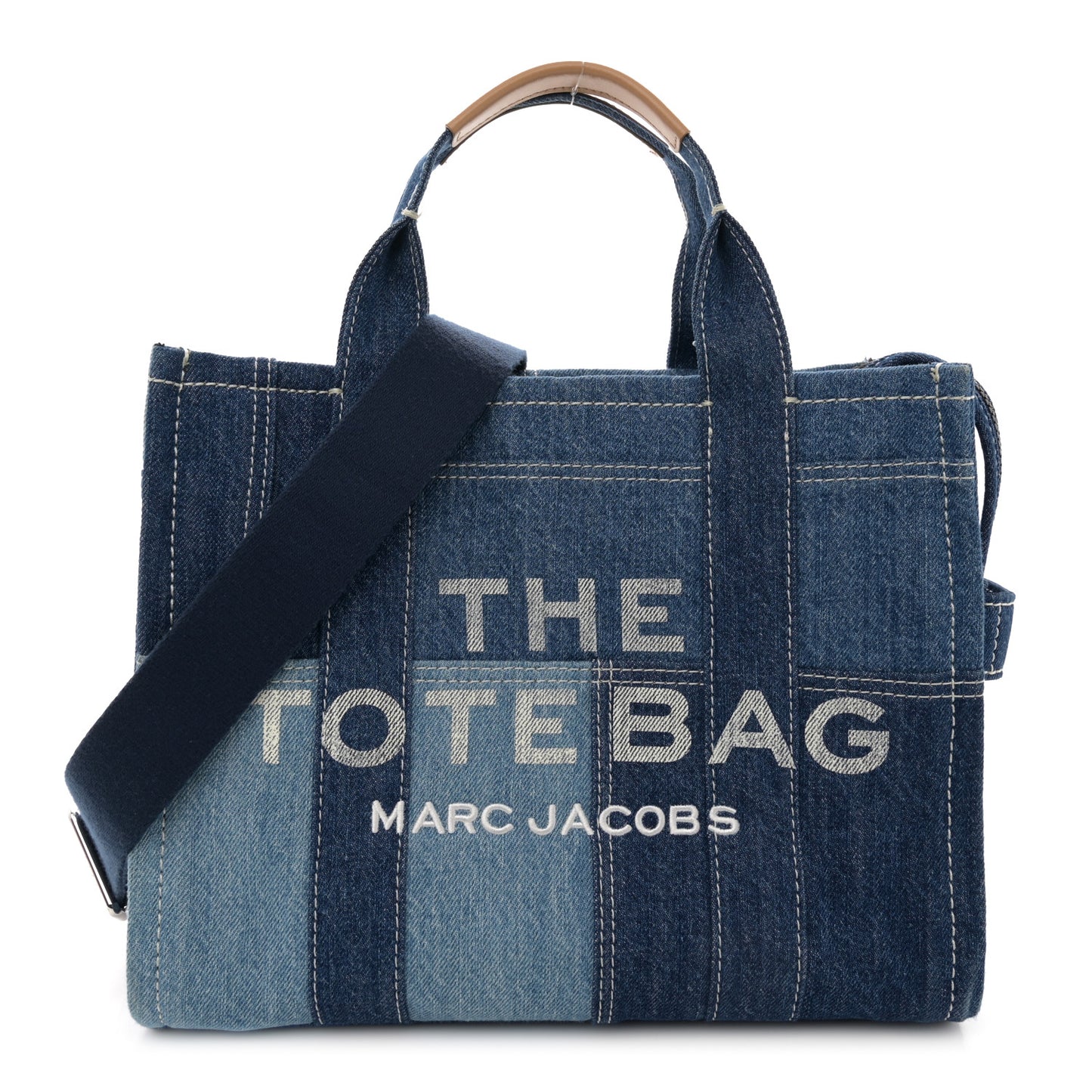 Denim Canvas Medium The Tote Bag Blue
