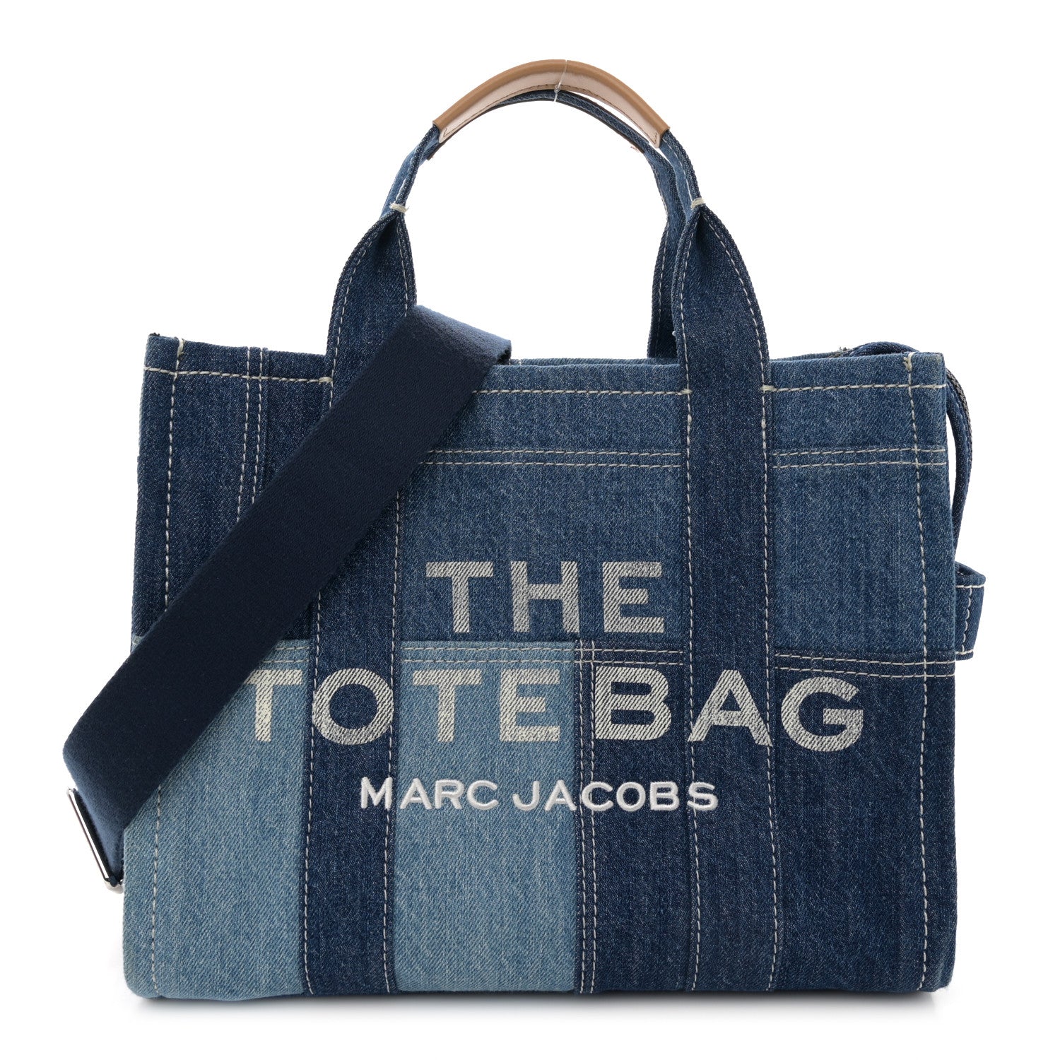 Marc Jacobs Denim Canvas Medium The Tote Bag Blue 1 of 13