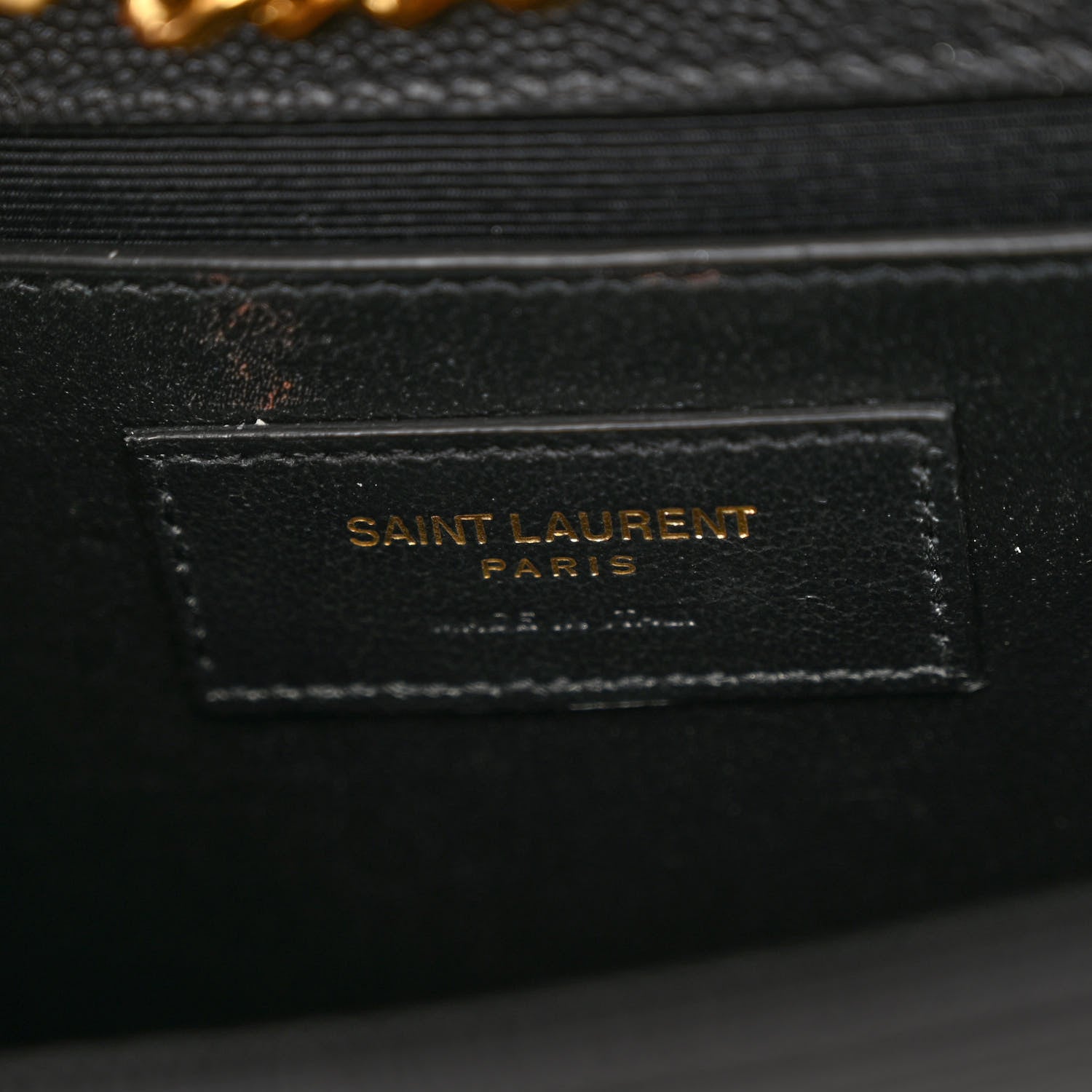 Saint Laurent Grain De Poudre Small Monogram Kate Satchel Black 6 of 10