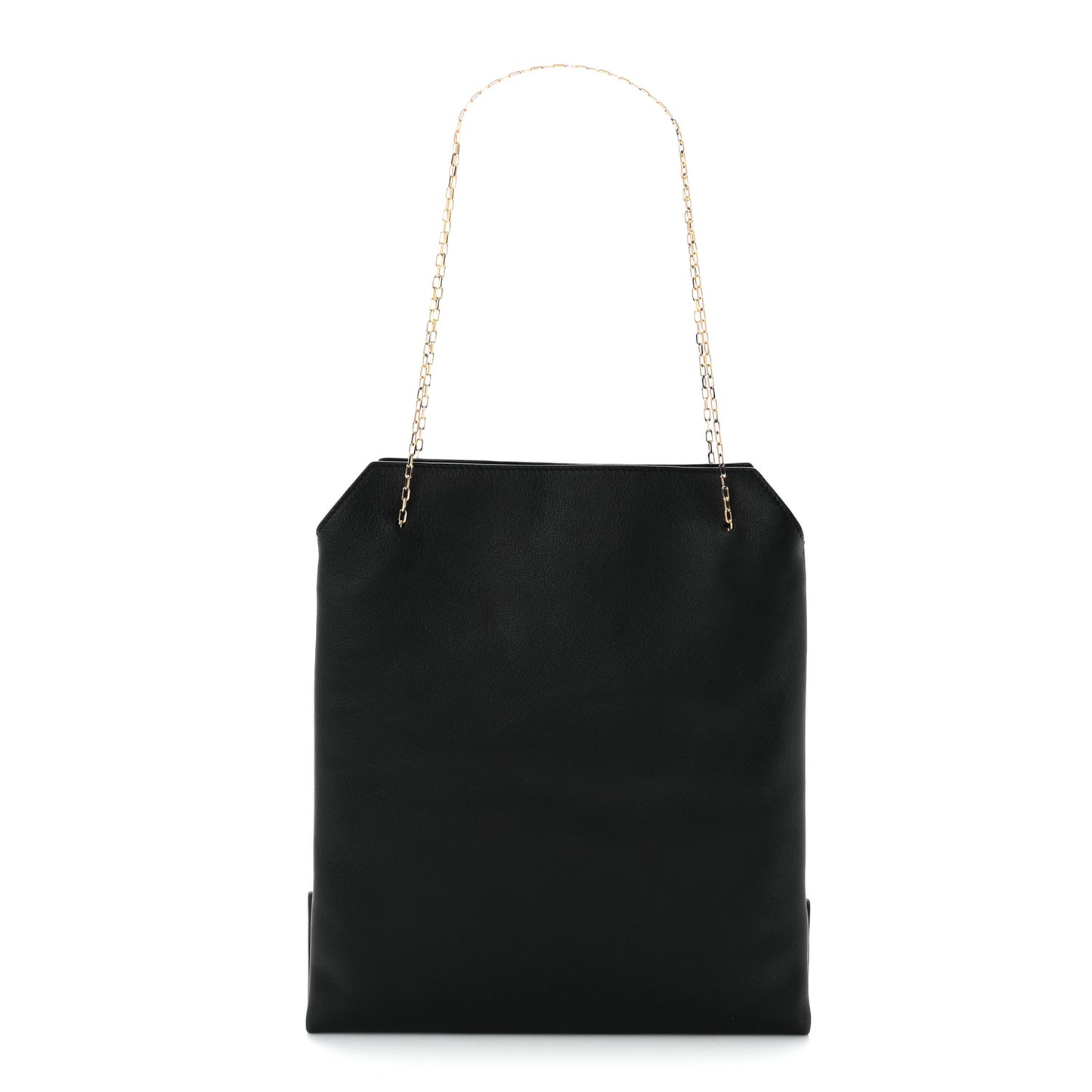 Smooth Calfskin Small Lunch Bag Black