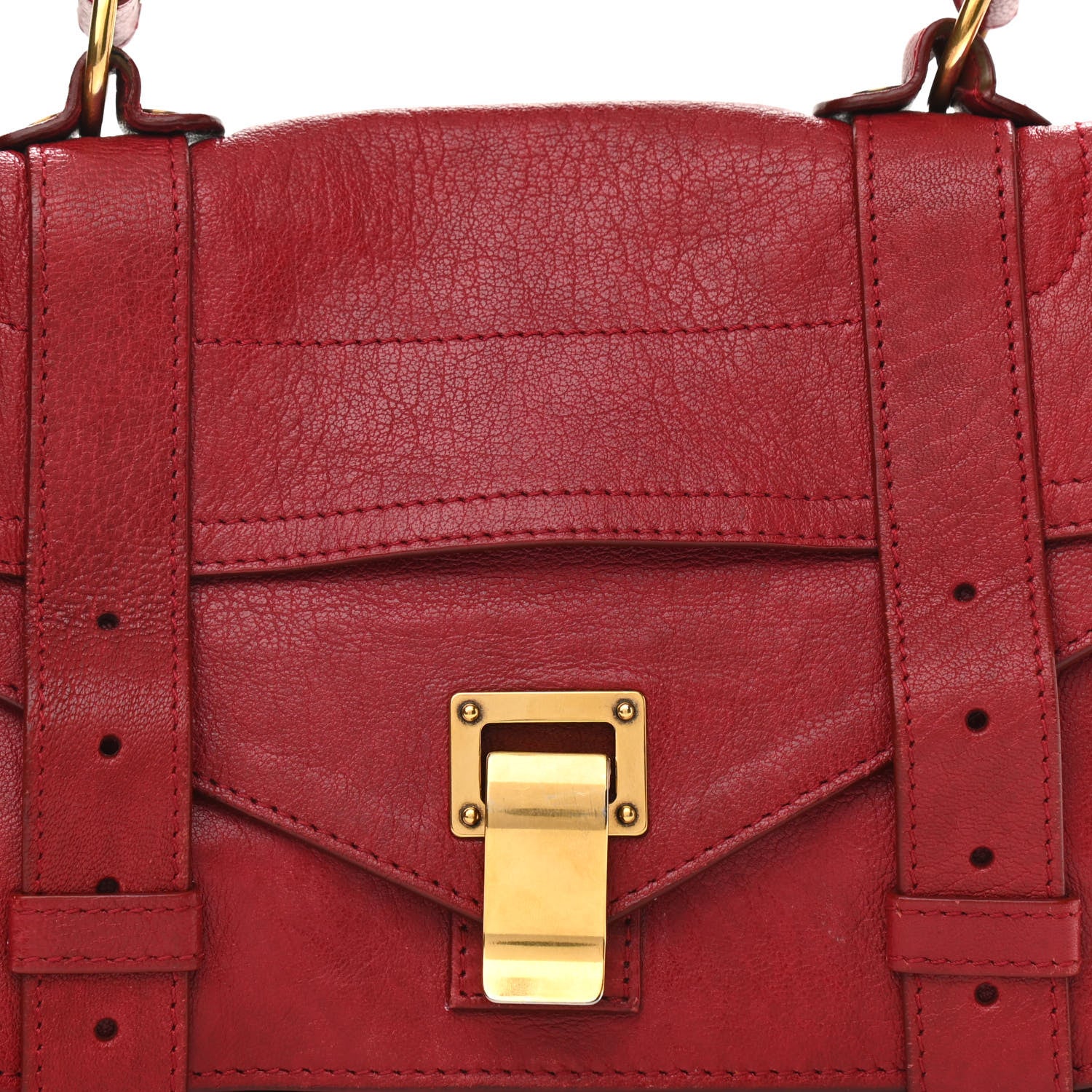 Proenza Schouler Lambskin Tiny PS1 Satchel Chianti 12 of 12