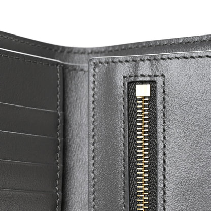 Celine Grained Calfskin Medium Multifunction Strap Wallet Grey Vintage Pink 10 of 10