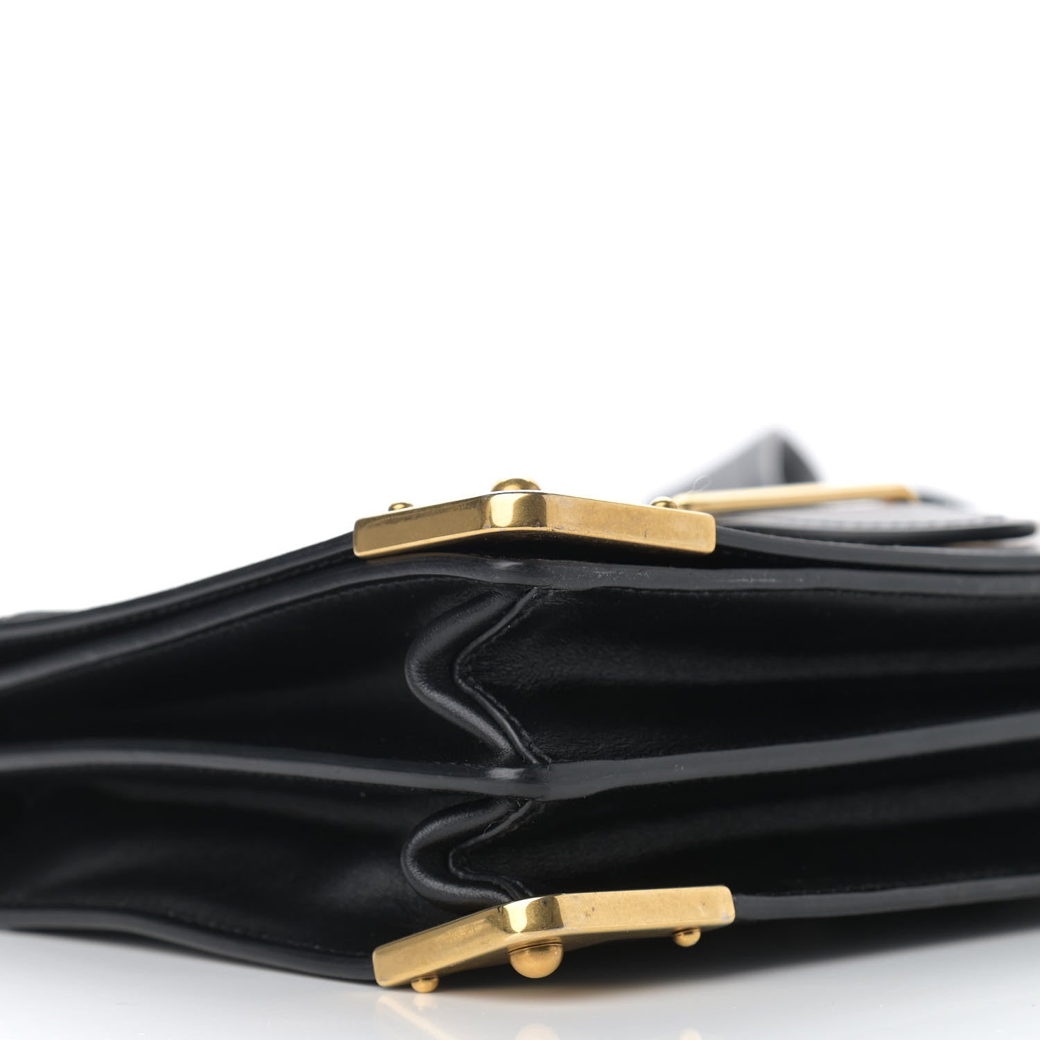 Prada City Calf Saffiano Large Cahier Bag Black 5 of 10