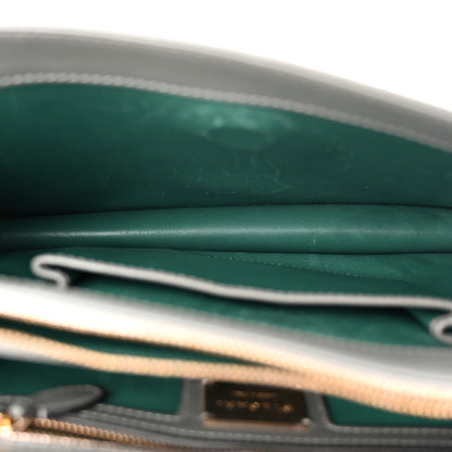 Bulgari Calfskin Galuchat Serpenti Forever Shoulder Bag Grey 7 of 16