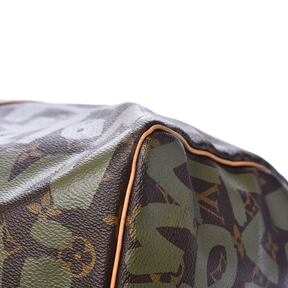 Louis Vuitton Graffiti Keepall 50 Kaki 11 of 17