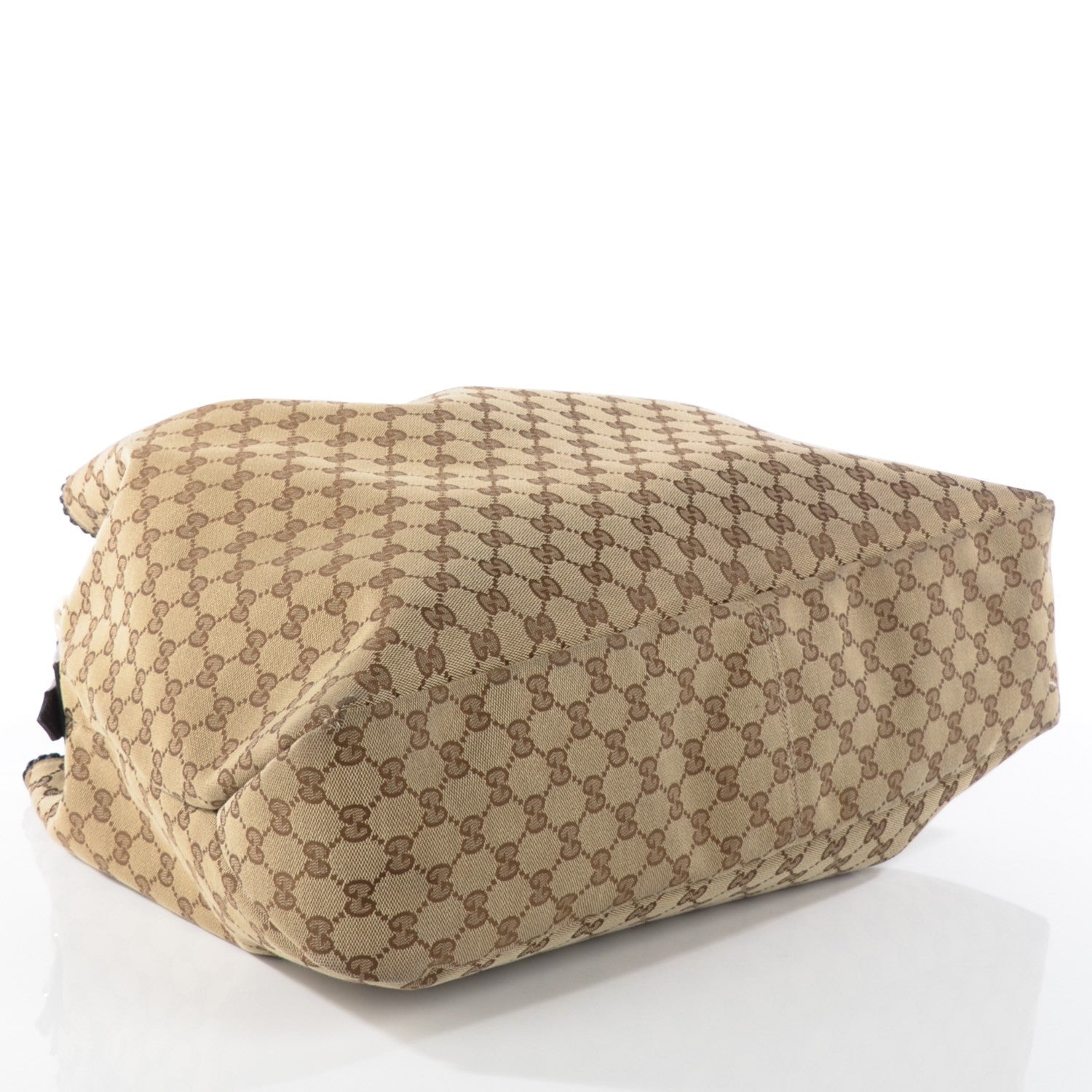 Gucci Monogram Large Horsebit Chain Hobo Dark Brown 4 of 7