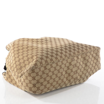 Gucci Monogram Large Horsebit Chain Hobo Dark Brown 4 of 7