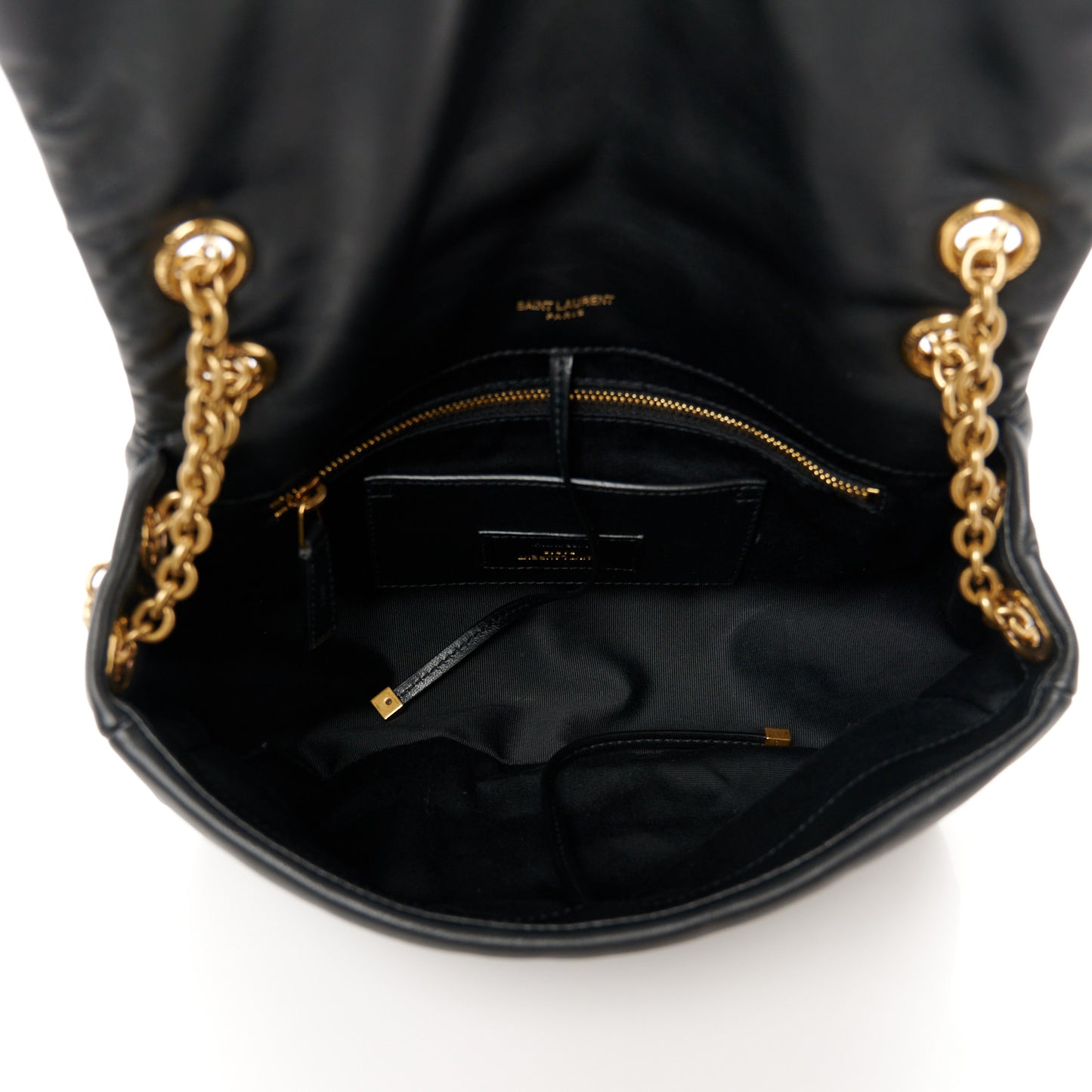 Lambskin Matelasse Monogram Small Jamie 4.3 Black