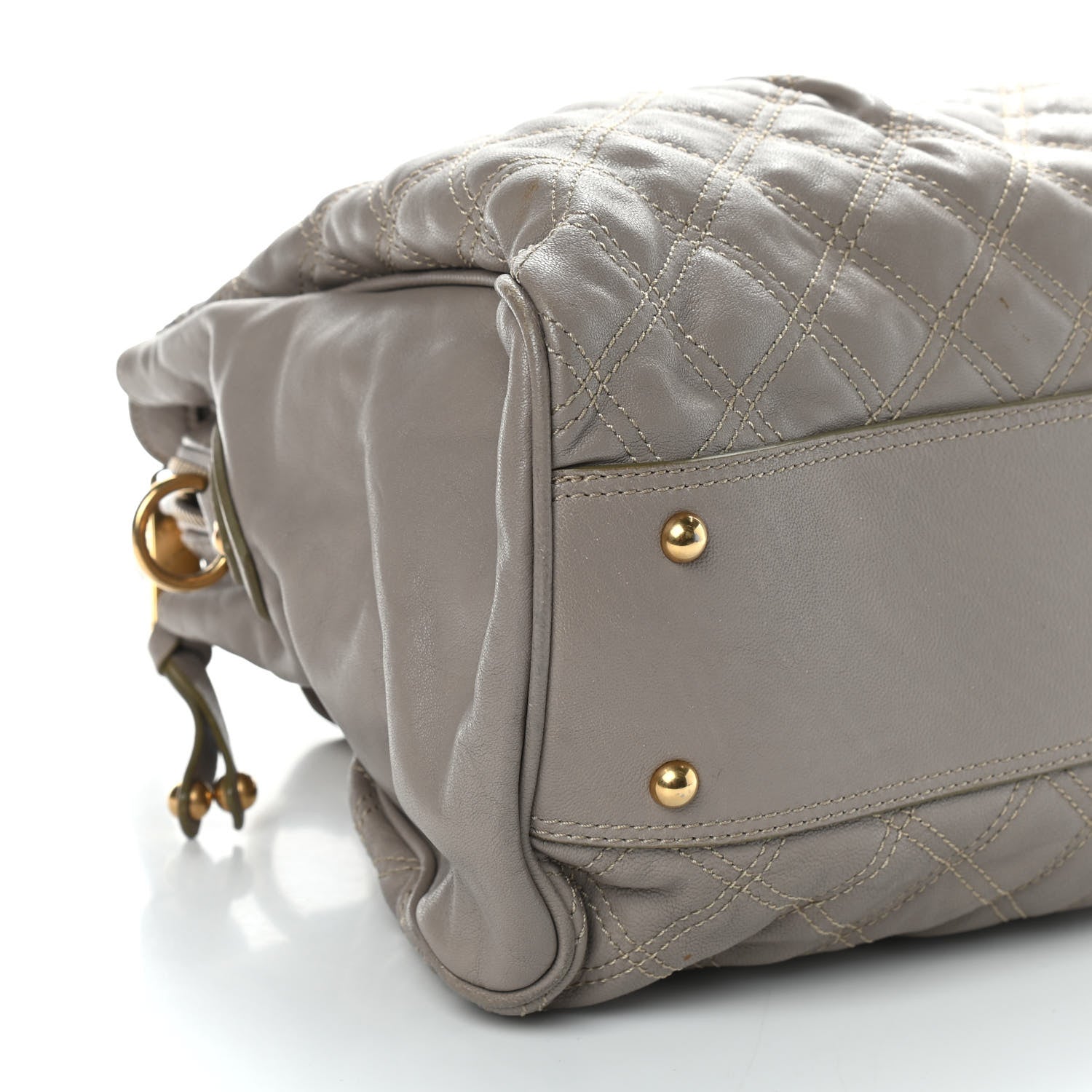 Marc Jacobs Calfskin Quilted Alyona Grey 6 of 8
