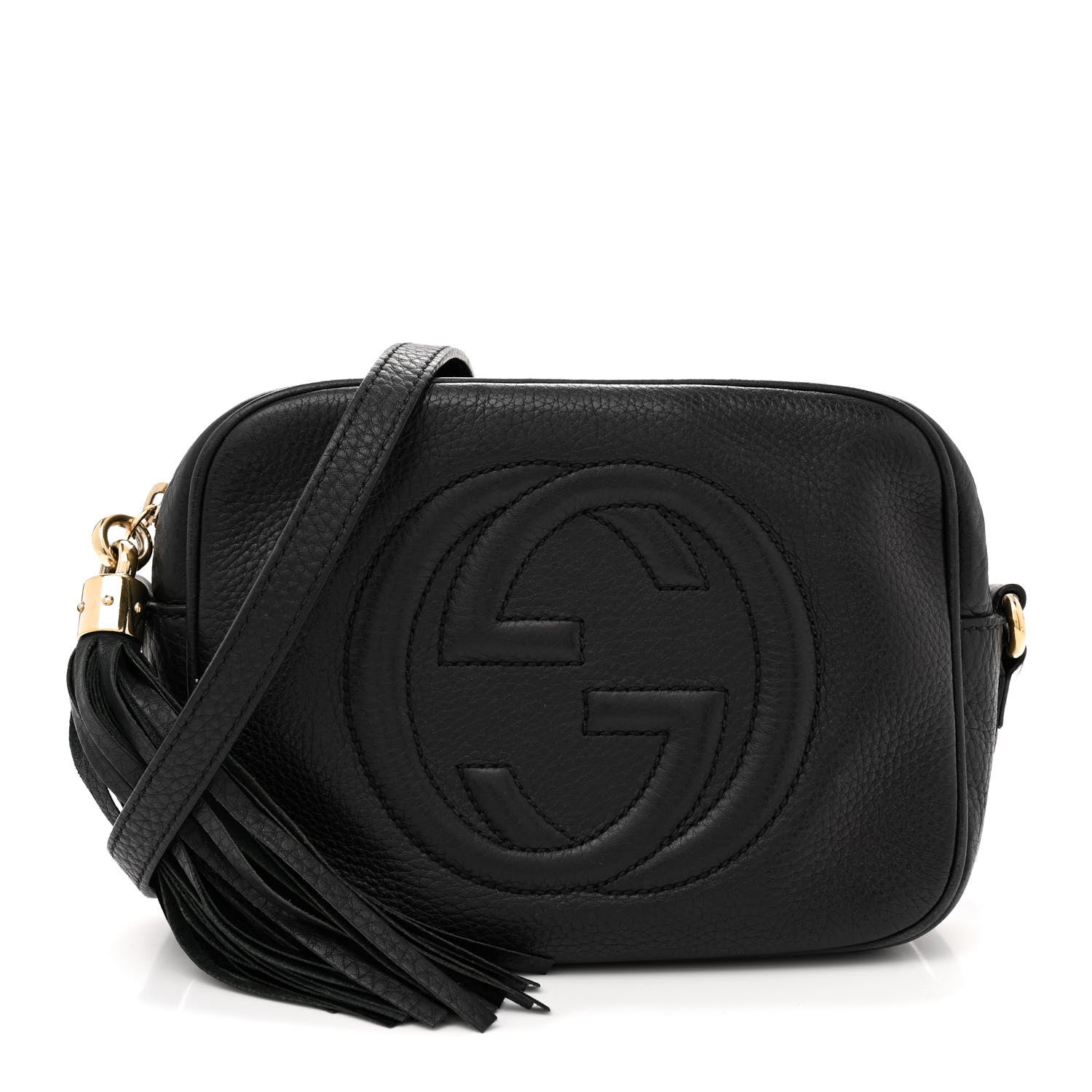 Gucci Pebbled Calfskin Small Soho Disco Bag Black 1 of 19