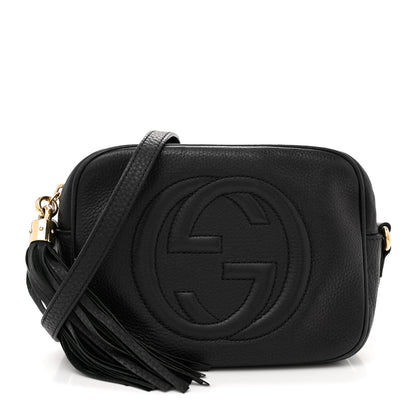 Gucci Pebbled Calfskin Small Soho Disco Bag Black 1 of 19