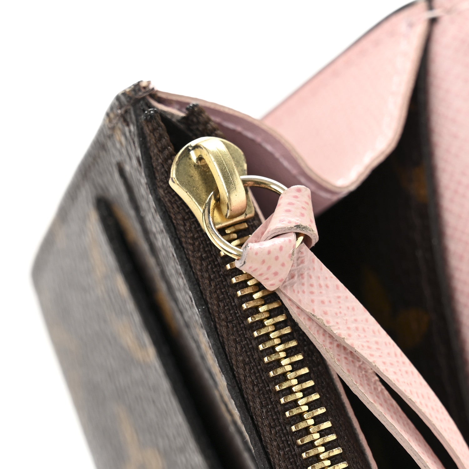 Louis Vuitton Monogram Emilie Wallet Rose Ballerine 9 of 10