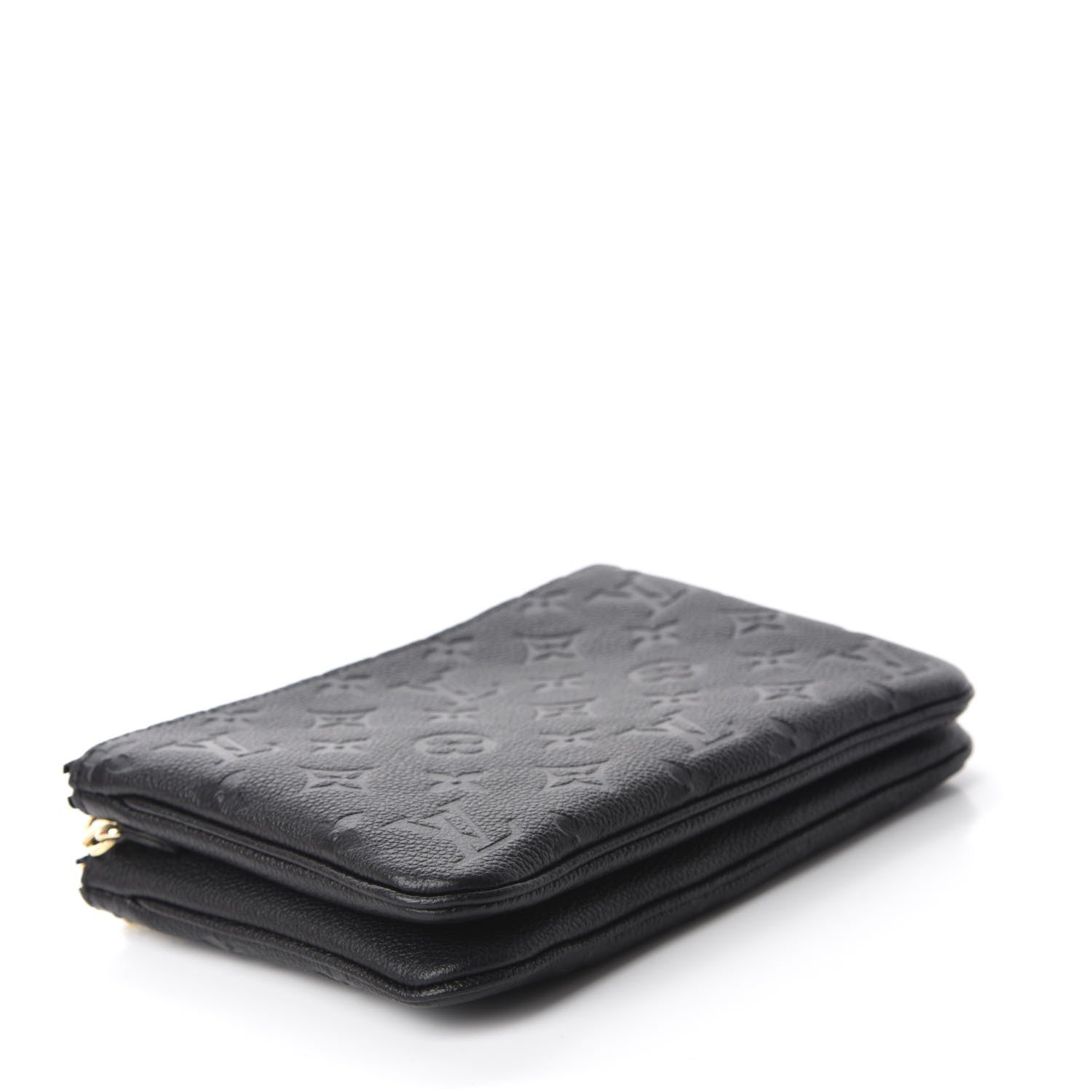 Louis Vuitton Empreinte Double Zip Pochette Black 4 of 11
