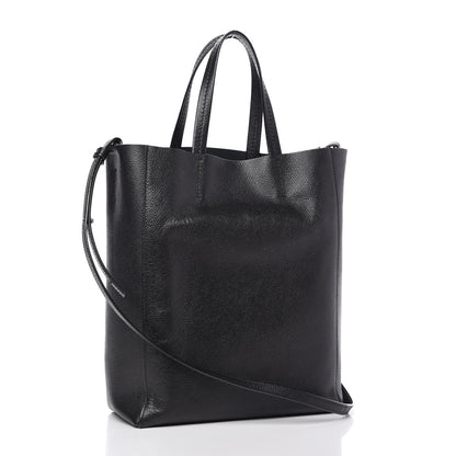 Celine Grained Calfskin Small Vertical Cabas Black 3 of 9
