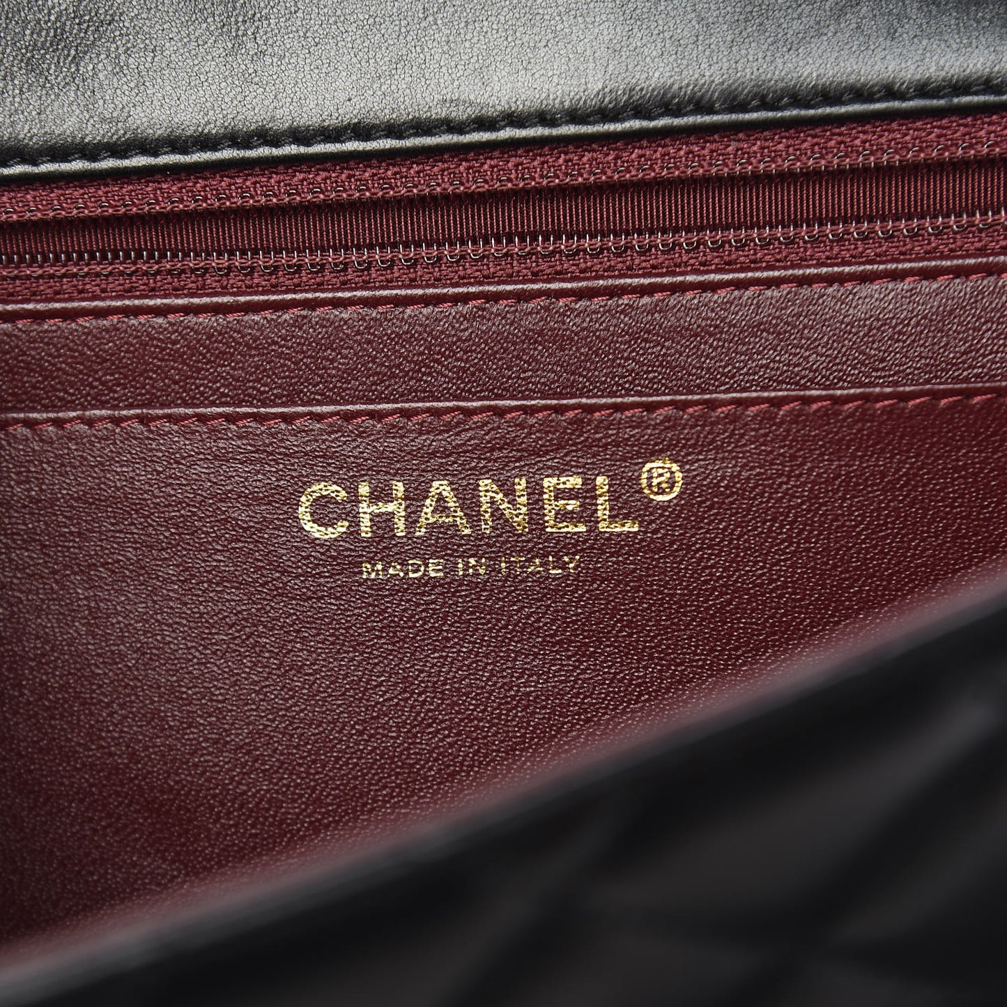 Lambskin Quilted Maxi Single Flap Black