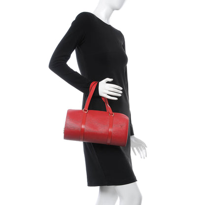 Louis Vuitton Epi Soufflot Castillan Red 2 of 10