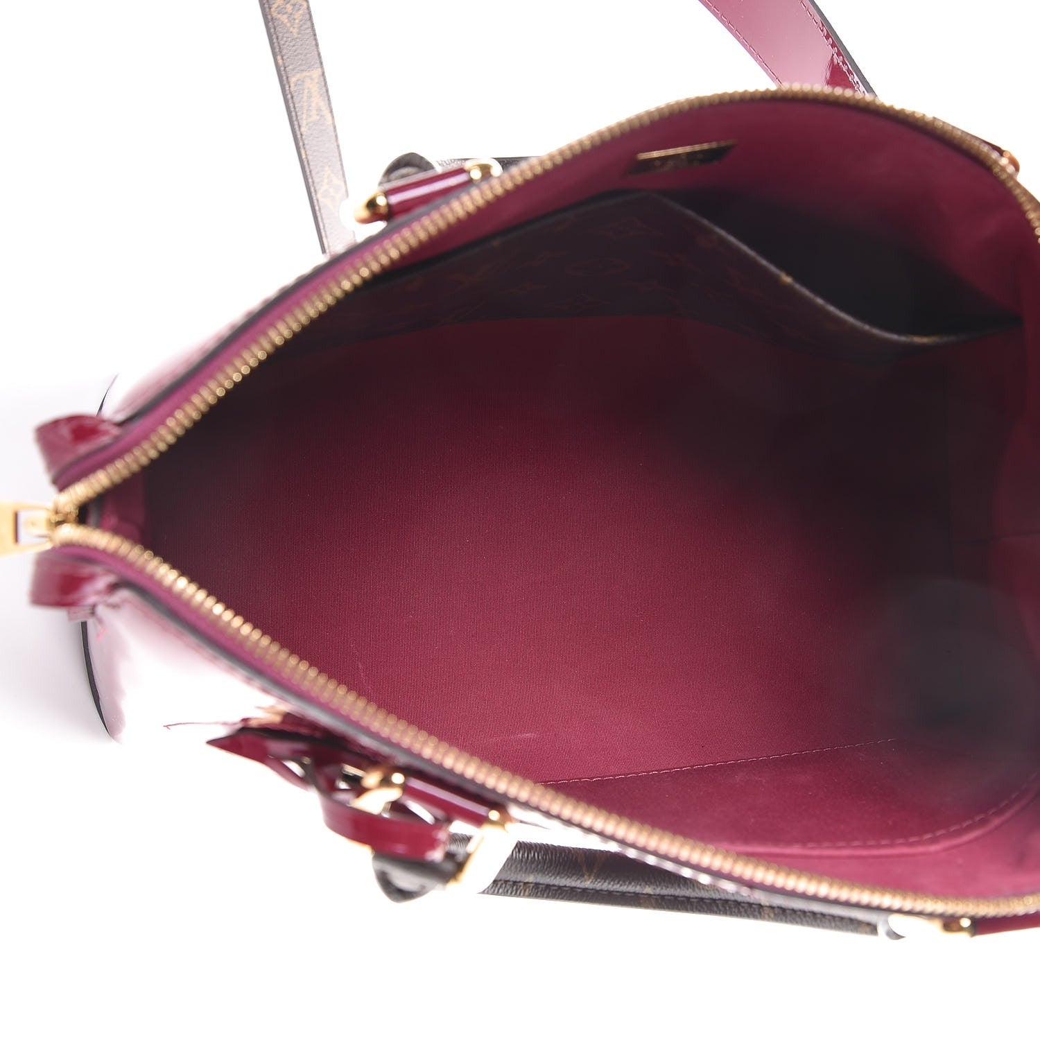 Louis Vuitton Patent Calfskin Miroir Tote Magenta 14 of 19