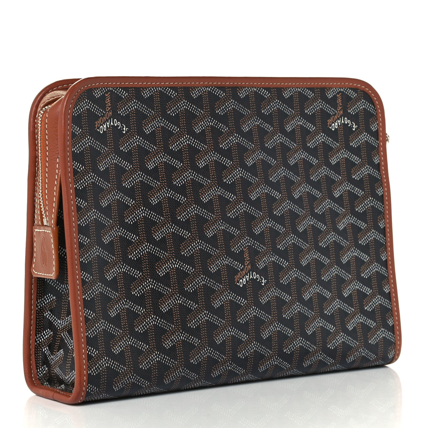Goyard Goyardine Jouvence MM Toiletry Pouch Black Gold 3 of 10