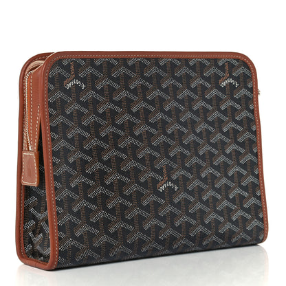 Goyard Goyardine Jouvence MM Toiletry Pouch Black Gold 3 of 10