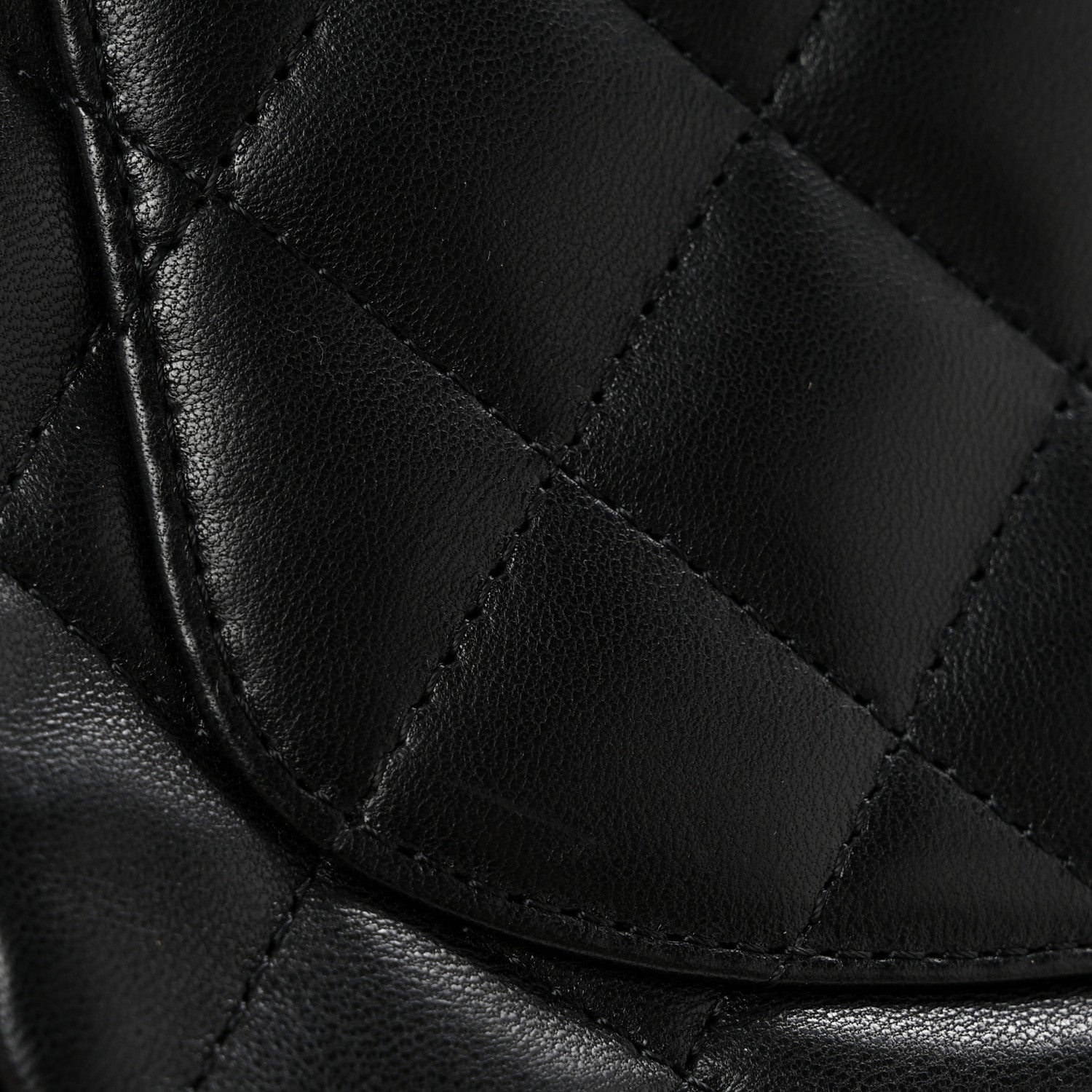 Chanel Lambskin Quilted Mini Square Flap Black 14 of 14