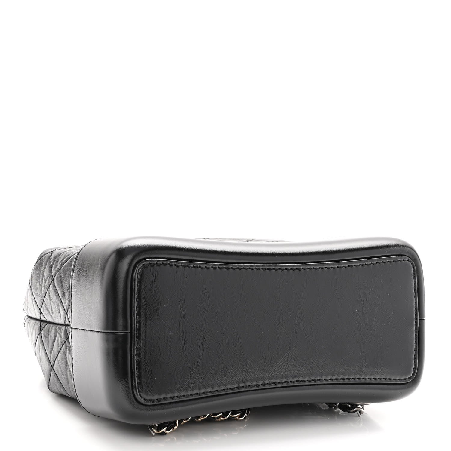 Chanel Aged Calfskin Quilted Small Gabrielle Backpack Black 4 of 10