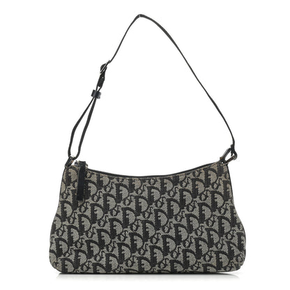 Christian Dior Monogram Shoulder Bag Pochette Black 1 of 13