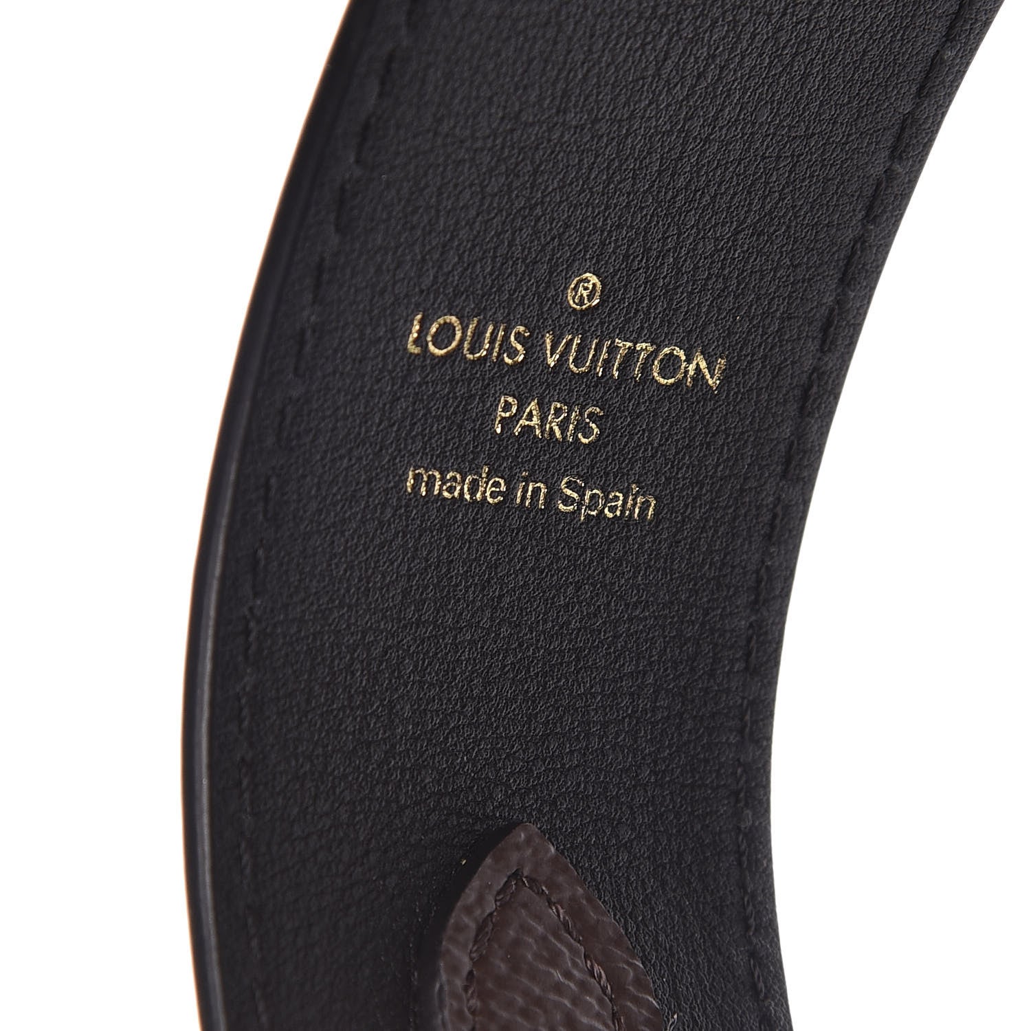 Louis Vuitton Monogram Bandouliere Shoulder Strap Black 3 of 5