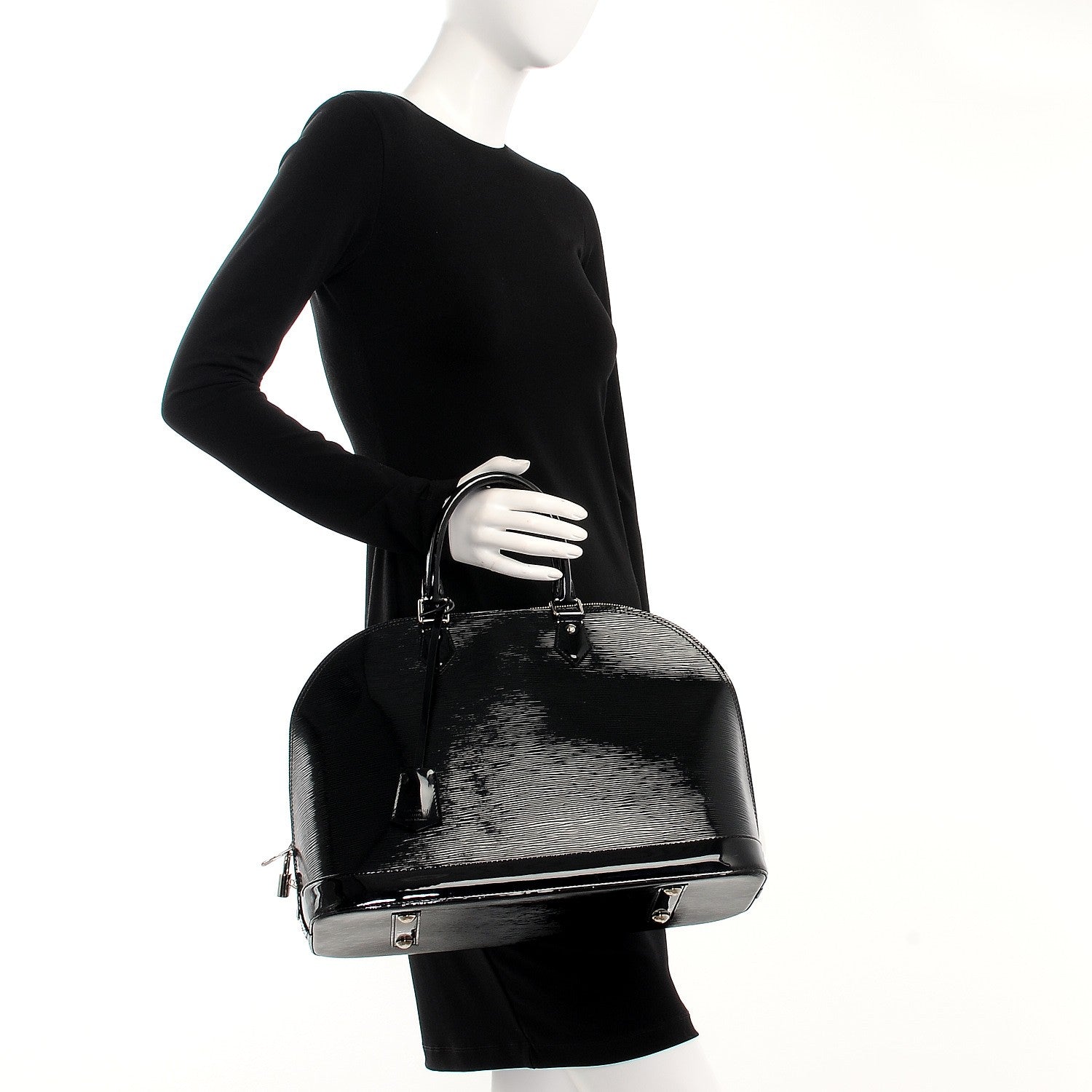 Louis Vuitton Electric Epi Alma GM Black 2 of 9