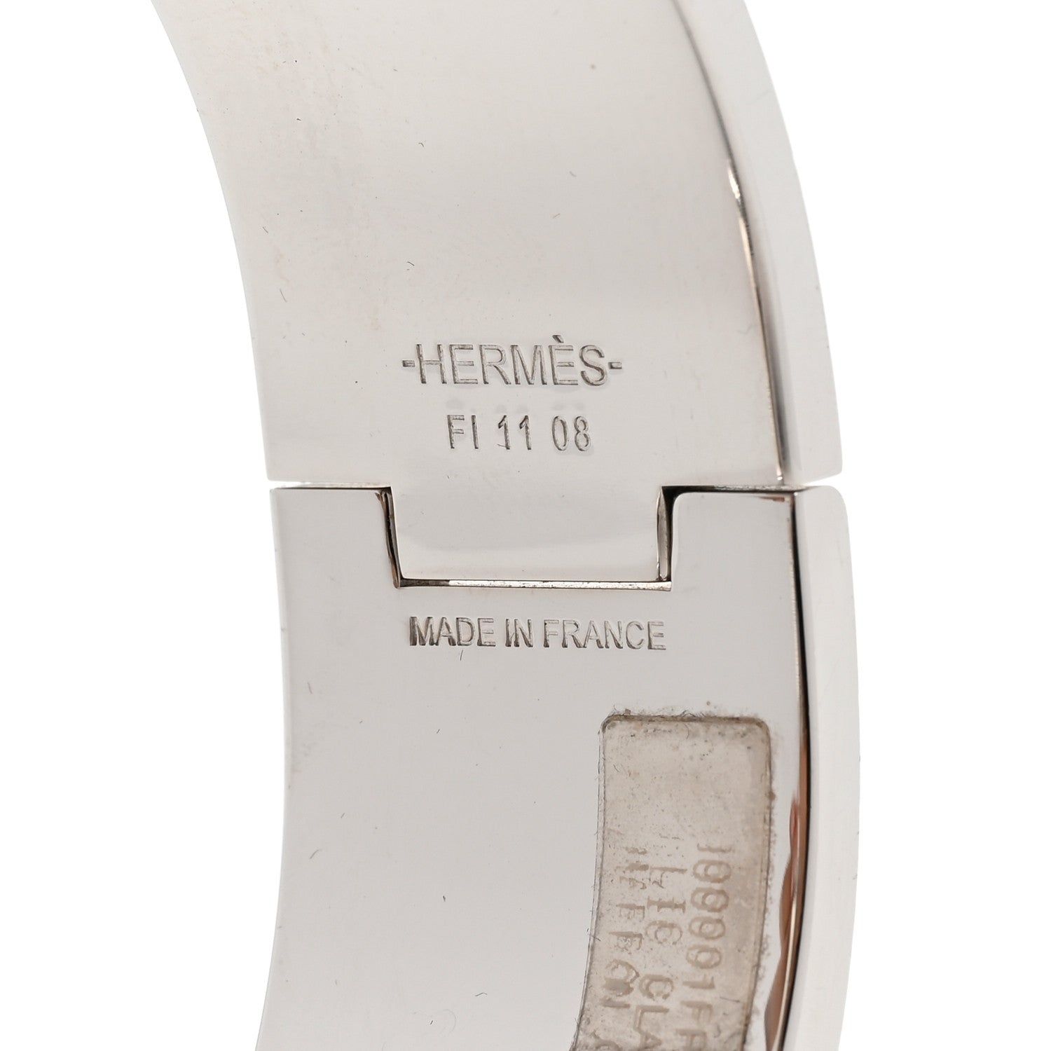 Hermes Enamel Wide Clic Clac H Bracelet PM Beige Rose 4 of 7