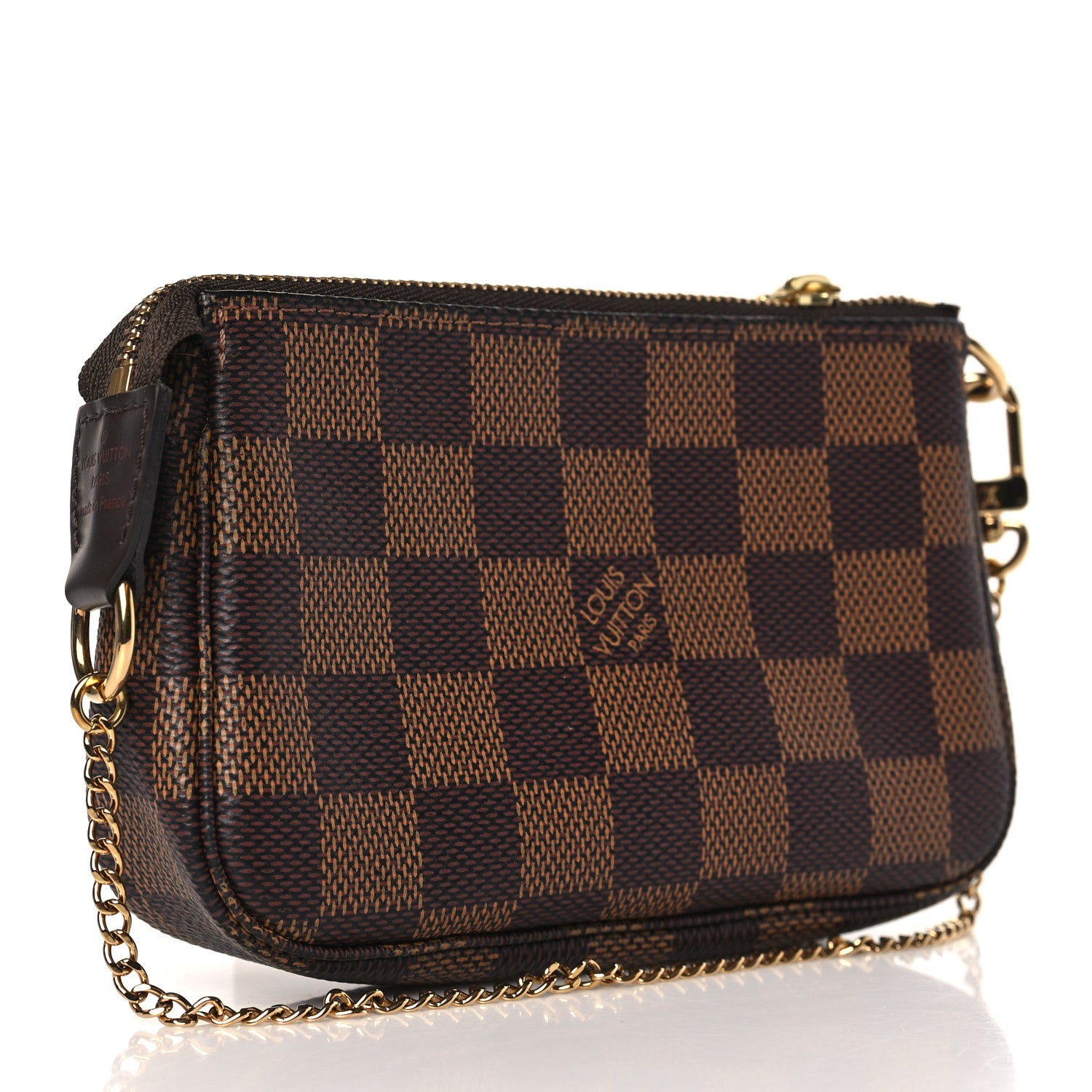 Louis Vuitton Damier Ebene Mini Pochette Accessories 3 of 9