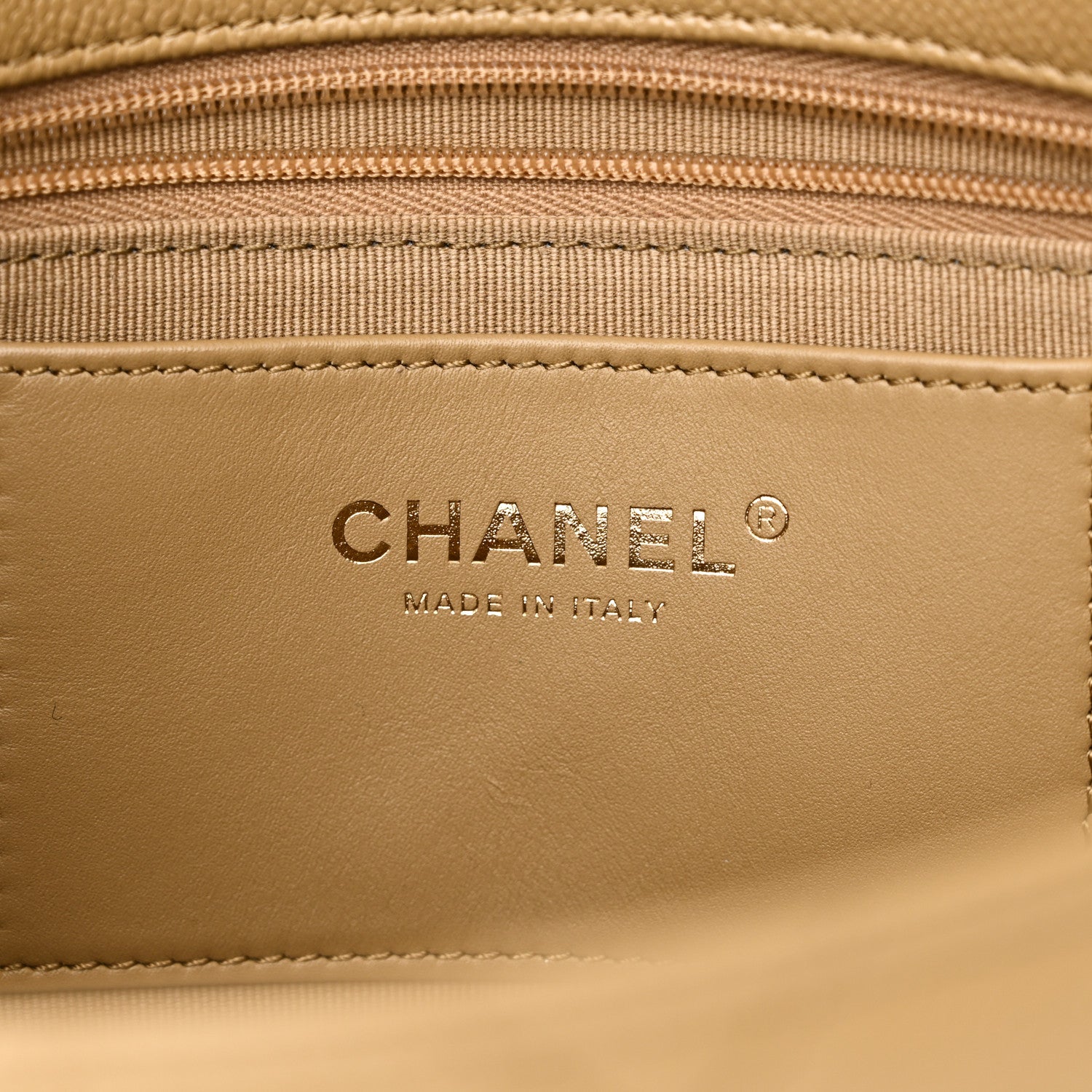 Chanel Caviar Quilted Small CC You Flap Dark Beige 6 of 10