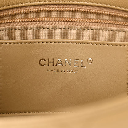 Chanel Caviar Quilted Small CC You Flap Dark Beige 6 of 10