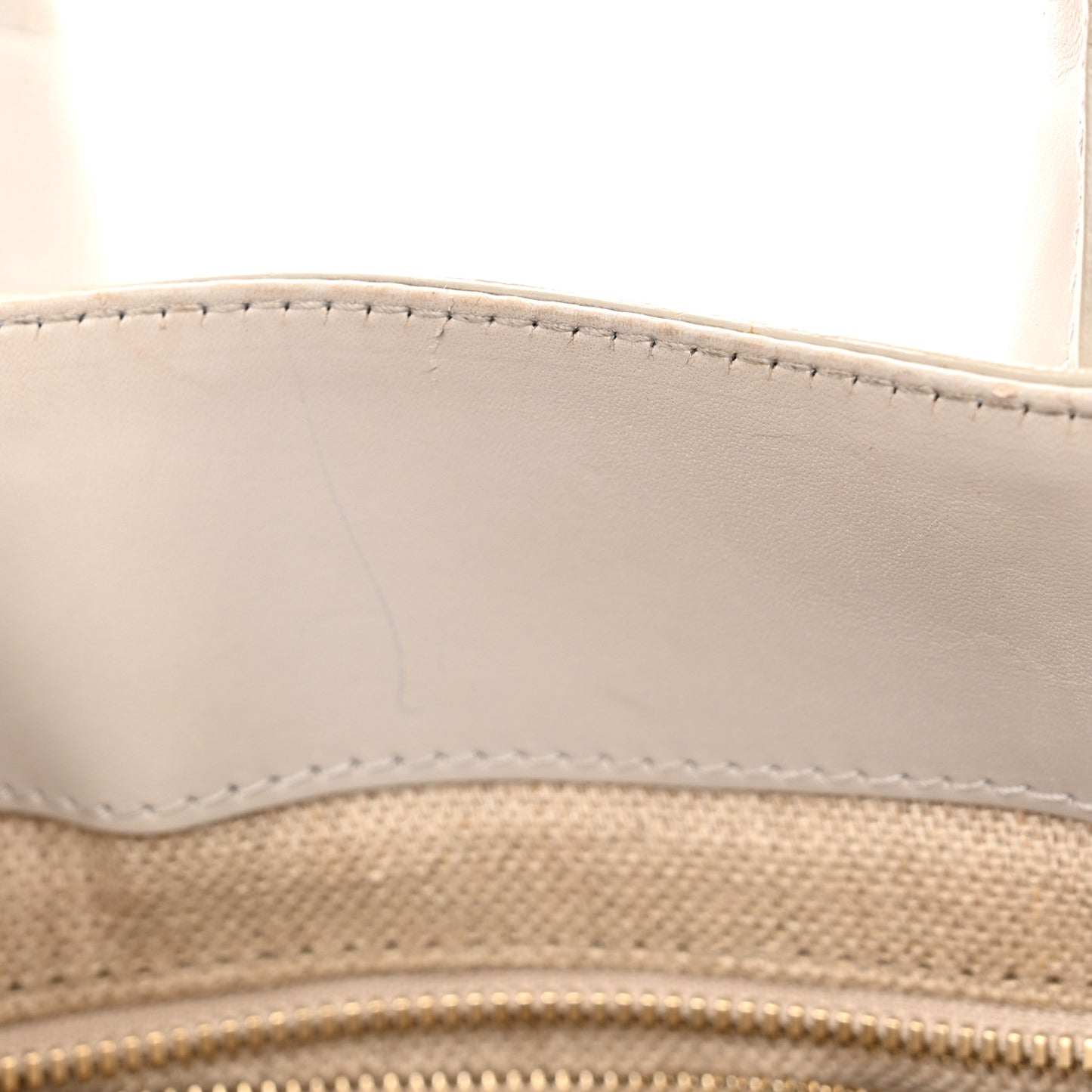 Calfskin Padlock Mini All Afternoon Tote Gris Glace