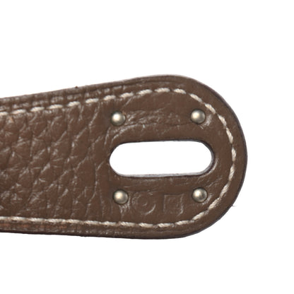 Hermes Taurillon Clemence Lindy 30 Etoupe 7 of 9