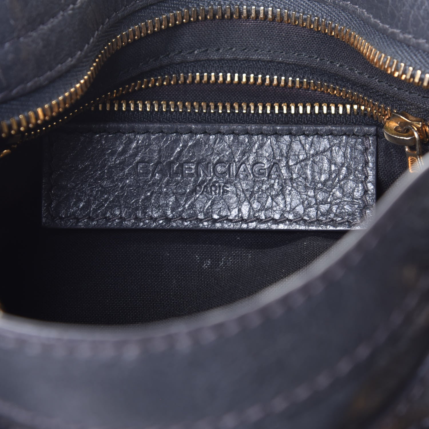 Balenciaga Agneau Giant 12 Gold Hardware Mini City Gris Fossile 7 of 9