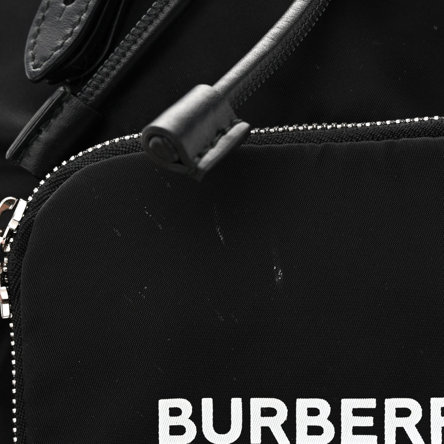 Nylon Logo Print Small Rucksack Backpack