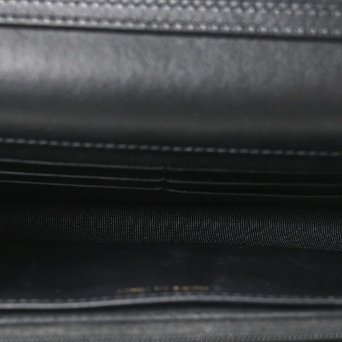 Chanel Caviar Quilted Camellia Wallet On Chain WOC Black 5 of 12