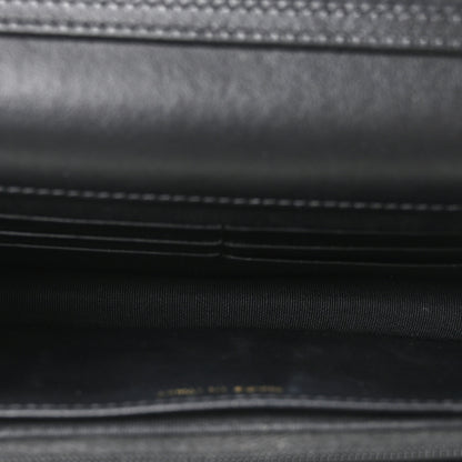 Chanel Caviar Quilted Camellia Wallet On Chain WOC Black 5 of 12