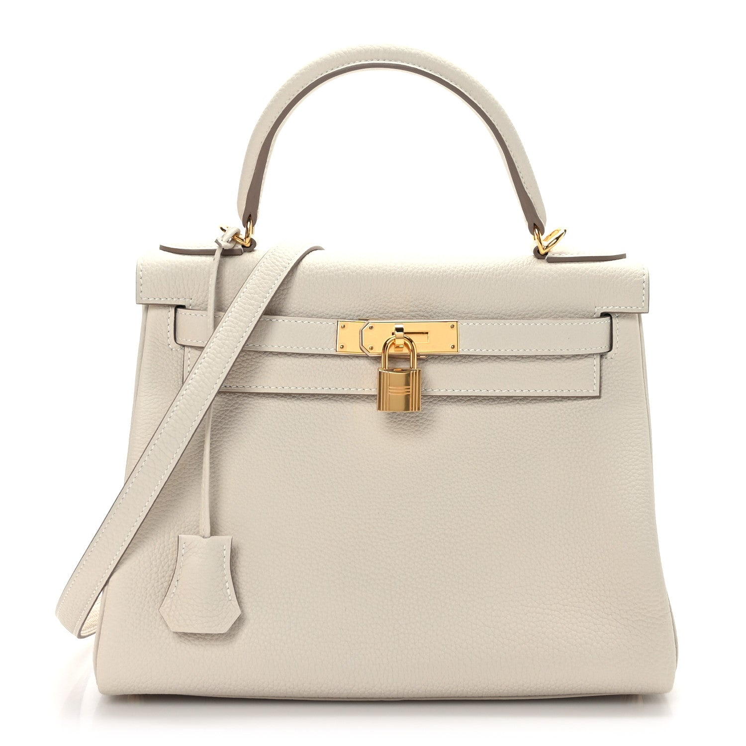 Hermes Togo Kelly Retourne 28 Craie 1 of 10