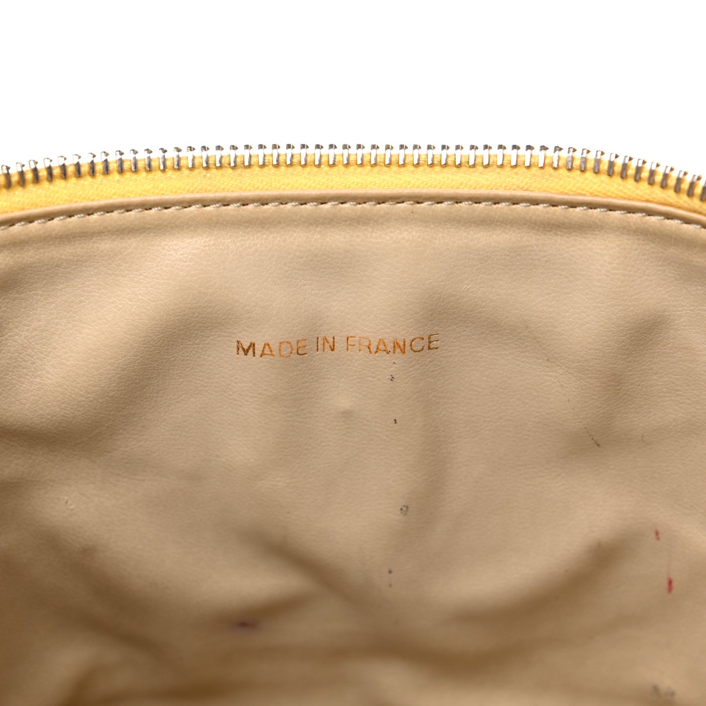 Caviar Vanity Cosmetic Case Yellow