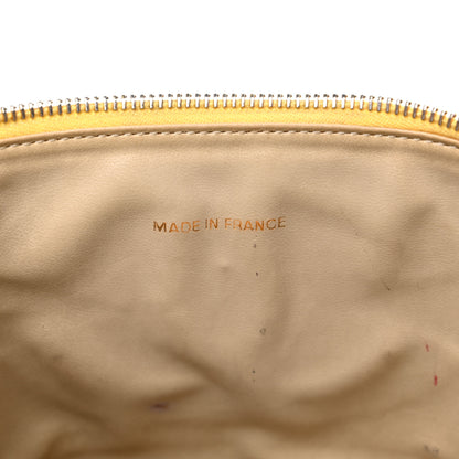 Chanel Caviar Vanity Cosmetic Case Yellow 7 of 29
