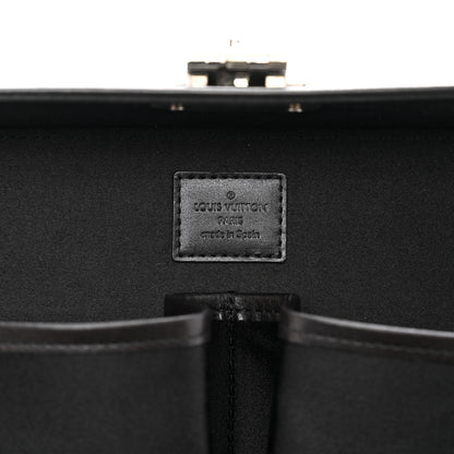 Louis Vuitton Monogram Glace Valisette MM Black 5 of 12