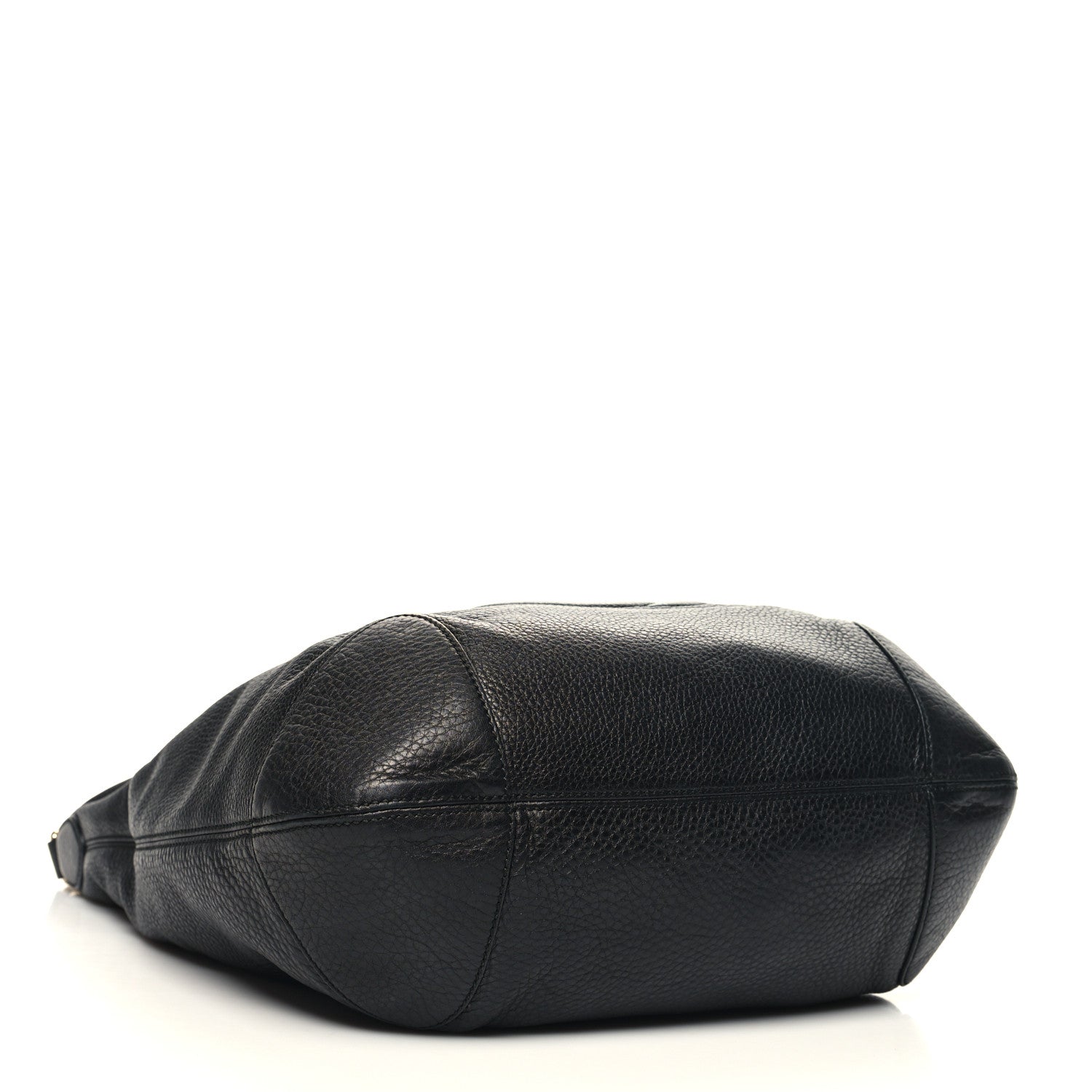Gucci Pebbled Calfskin Medium Soho Chain Hobo Black 4 of 10