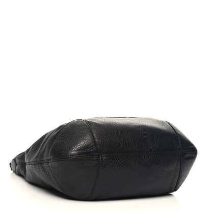 Gucci Pebbled Calfskin Medium Soho Chain Hobo Black 4 of 10
