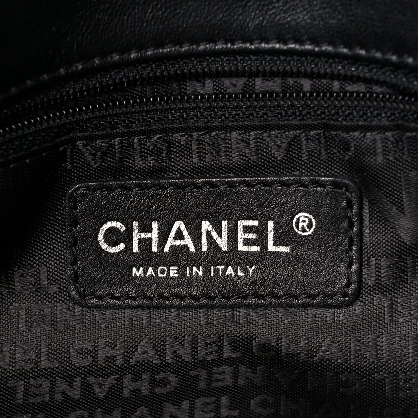 Tweed East West Flap Black White Beige