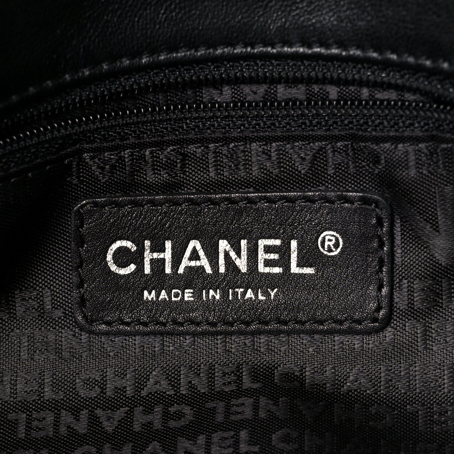 Chanel Tweed East West Flap Black White Beige 6 of 10