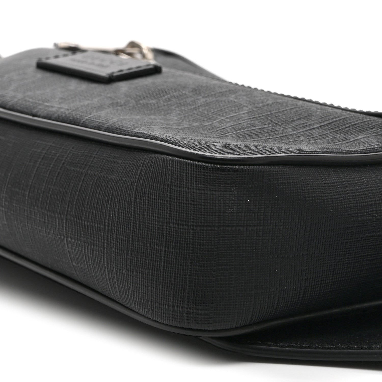 Gucci Soft GG Supreme Monogram Web Belt Bag Black Grey 11 of 11