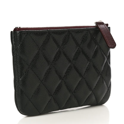 Chanel Caviar Quilted Small Cosmetic Case Black 3 of 10