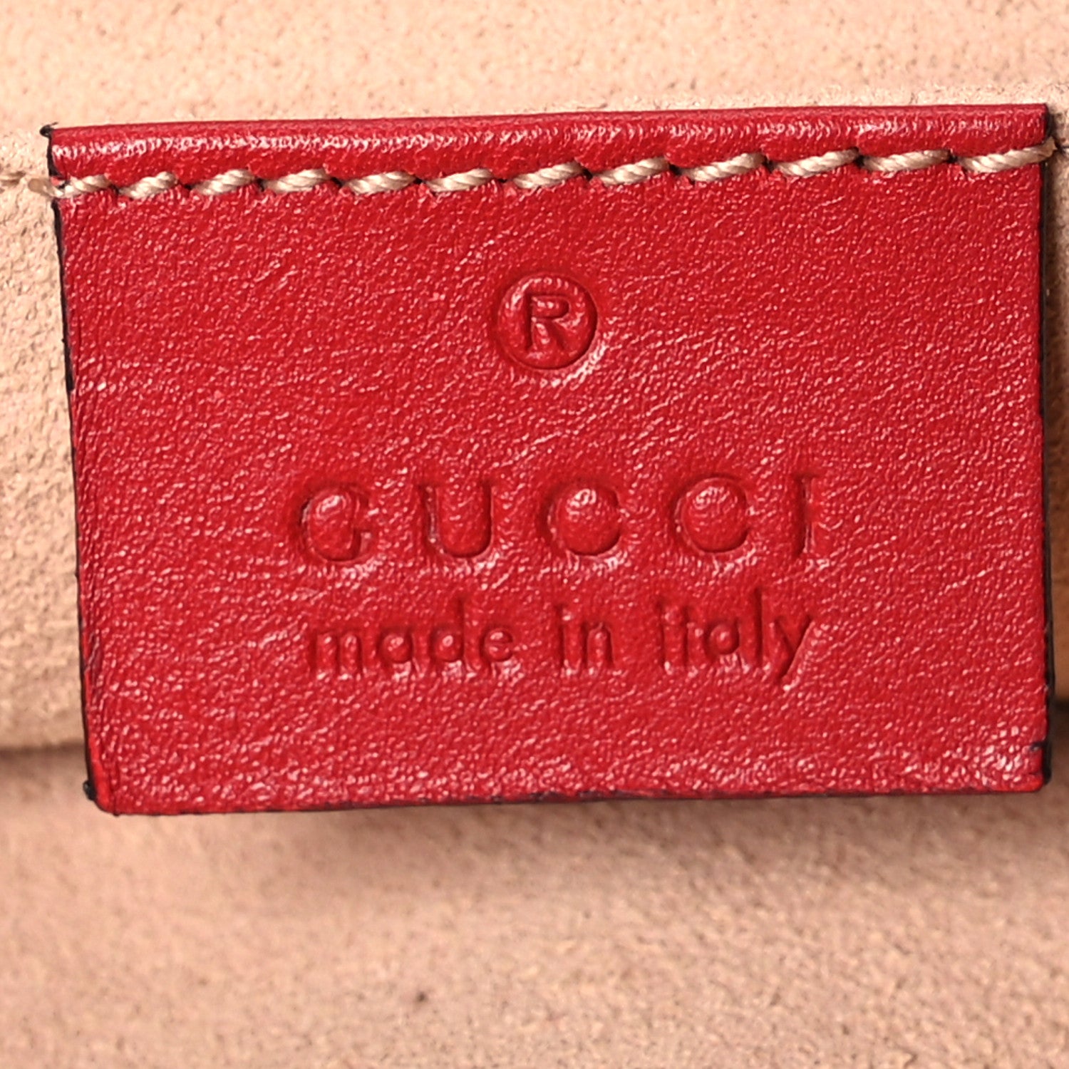 Gucci Calfskin Matelasse GG Marmont Flap Backpack Hibiscus Red 6 of 11