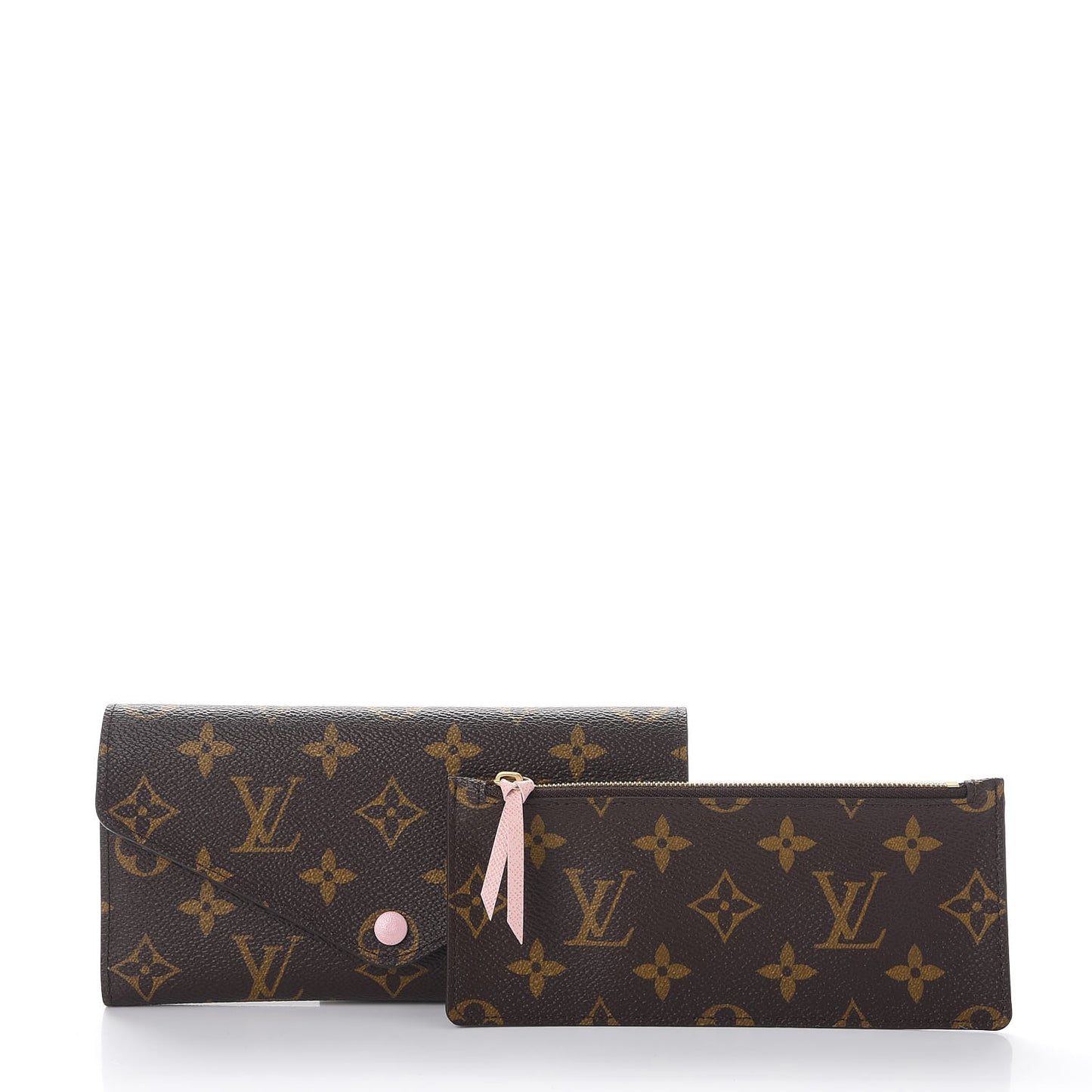 Monogram Josephine Wallet Rose Ballerine